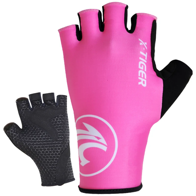 X-Tiger XW-DPST-175 Women Breaking Wind Cycling Gloves Half Finger