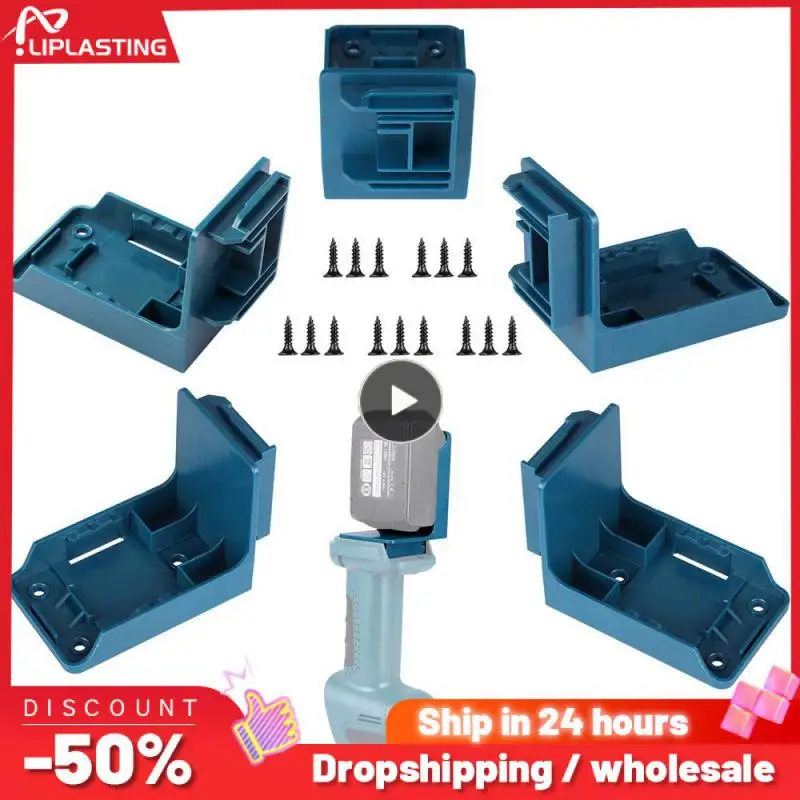 Pack Power Tool Supporto Per Batteria Per Makita 2 In 1 Supporto Per Makita 18V Custodia Per Staffa Per Rack Di Stoccaggio Per Utensili A Batteria