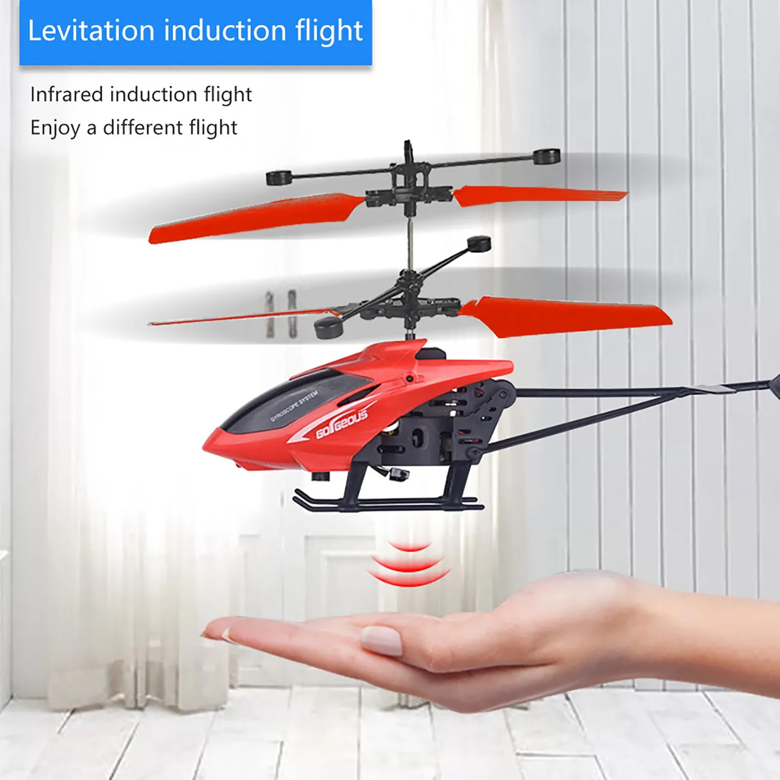 Flying Mini RC Remote Control Helicopter Aircraft Flashing Light Toys KidsDI 