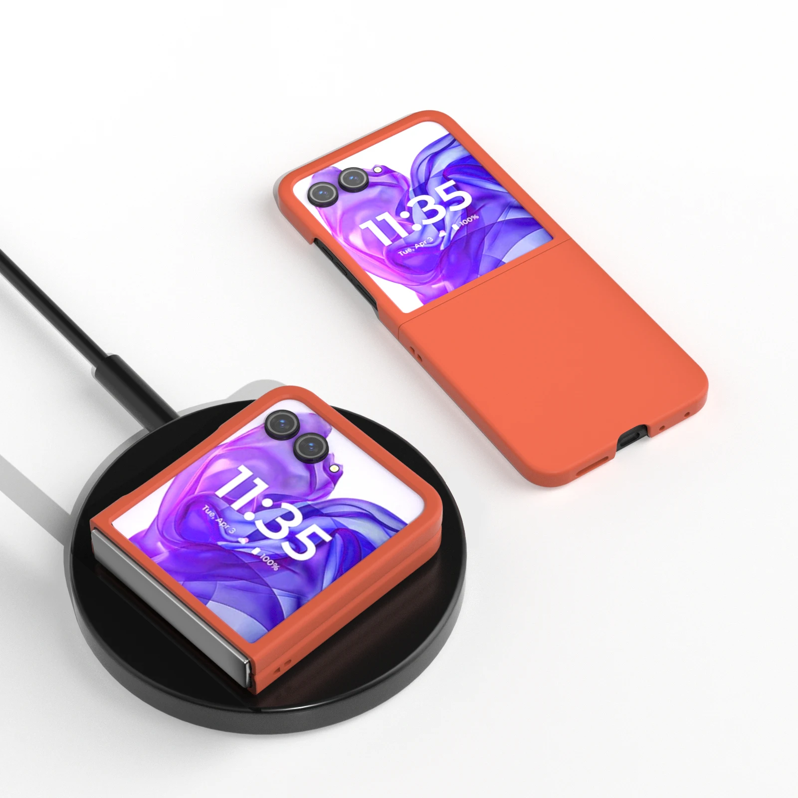 Luxurious Skin Feel Case with Hinge Protection and Anti-Scratch Lightweight Design