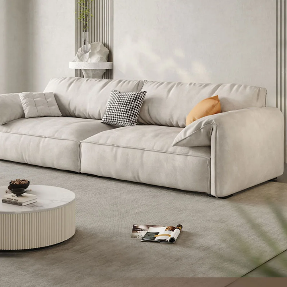 Canapé bouffant de luxe, canapé blanc, confortable, mobilier d'intérieur  d'appartement, salon japonais - AliExpress