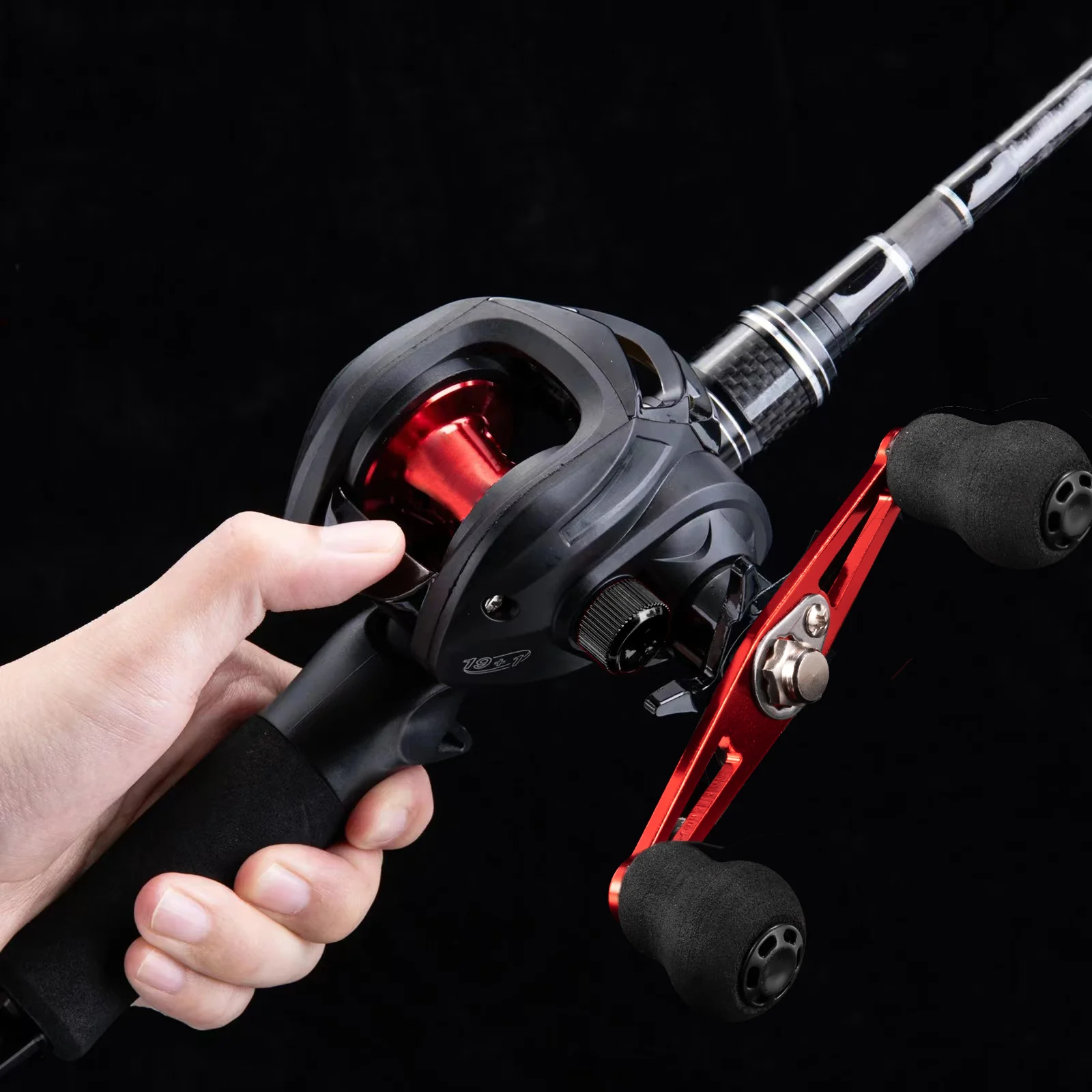 AC Baitcasting Reel Rooblinos Saltwater Freshwater Fishing Reels Max Drag 8KG Light Surf Cast Reel Baitcaster Reels