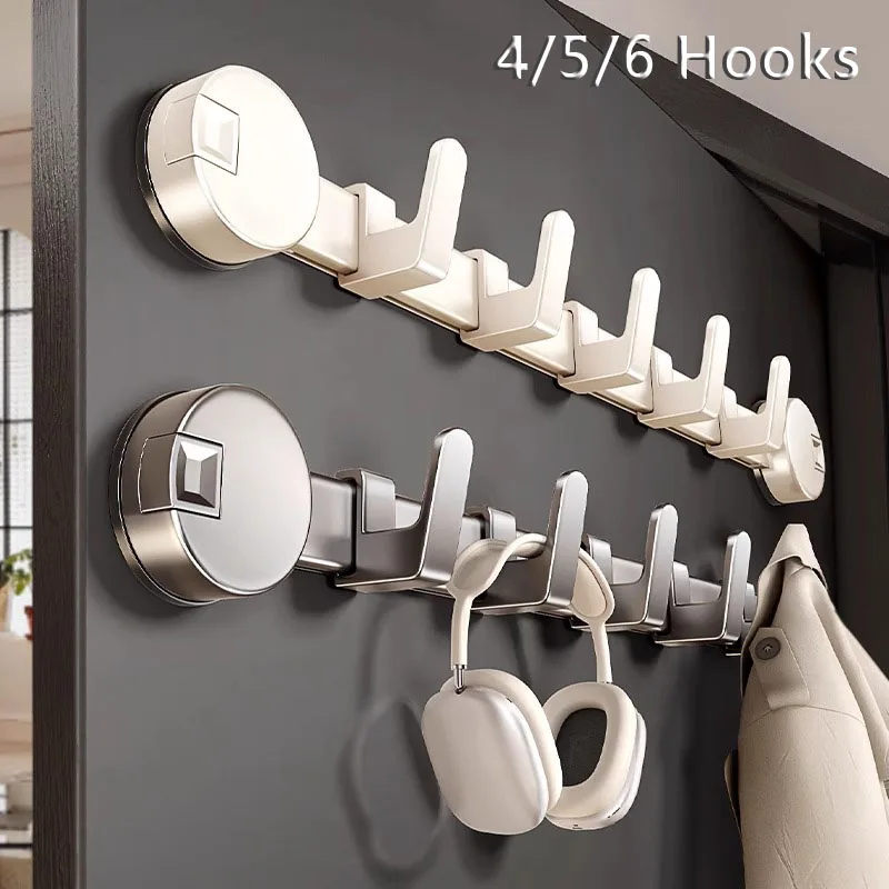 Hooks Over Door Home Organizer Rack Clothes Coat Hat Towel Hanger Bathroom Accessories Door Hang Sucker Mounting