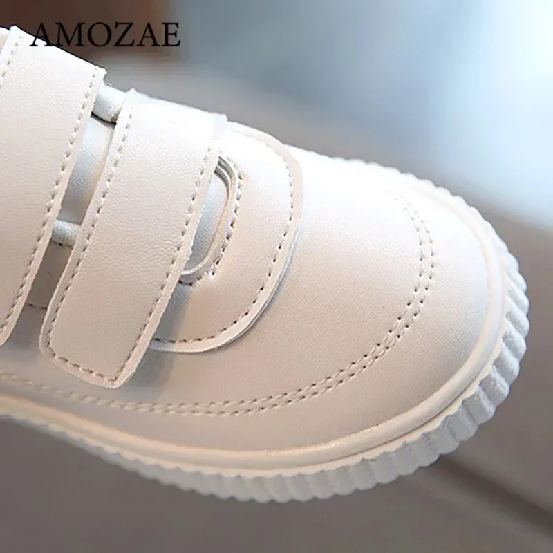Baby Shoes Children's Leather White Shoes For Girls Kids Sneakers Boys Sport Flexible Sole Trainers School Running sports shoes baby shoes kids sneakers kids shoes kids sports shoes