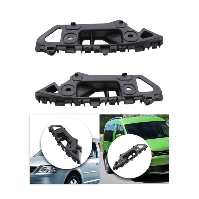 Car Front Bumper Bracket Holder Easy Installation Durable 2K5807183/2K5807184 Directly Replace High Performance Accessories
