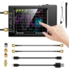 NanoVNA-H Vector Network Antenna Analyzer 10KHz-1.5GHz MF HF VHF UHF W/ Shell SD Card Slot Supprt 32G Digital Nano VNA-H Tester 1