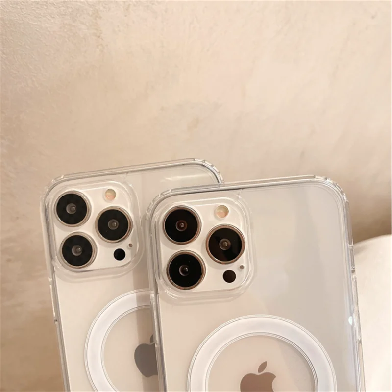 Premium Clear Magnetic Wireless Charging Animation Case
