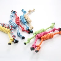 1Pcs Cotton Chew Pets dogs Toys Puppy Durable Braided Bone Knot Rope 27CM Tooth Cleaning Tool Pet Products Dropshipping Center 2