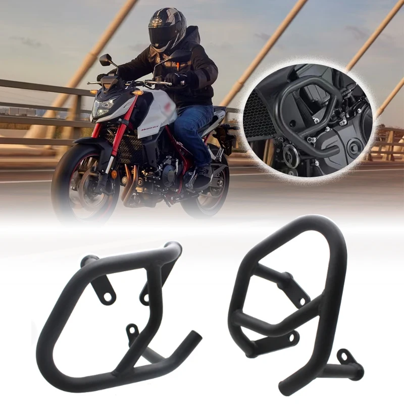 New Motorcycle Black Highway Engine Guard Bumper Crash Bar Protector Per Honda Cb750 Cb 750 Hornet 2023 Accessori