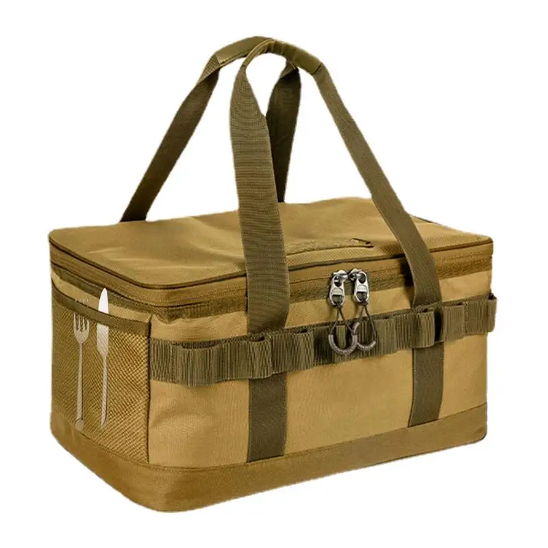 

Outdoor Camping Camping Storage Bag Camping Meal Bag Large Storage Lamp Tableware Bag Camping Tool Picnic Camp Travel Bag