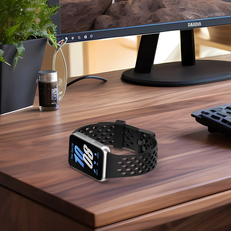 Silicone Sports Strap Watch Band for Smartwatch Wrist - Unisex Bracelet
