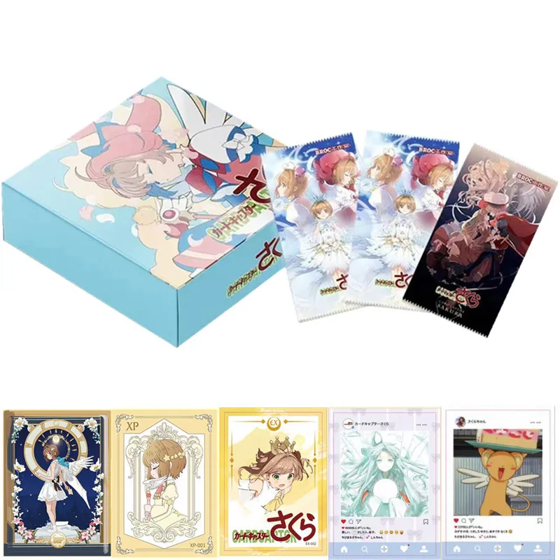 

Anime Captor Sakura Cards Booster Box Anime Character Collection Anniversary Card Suit Cosplay Cardcaptor Sakura Game Toy