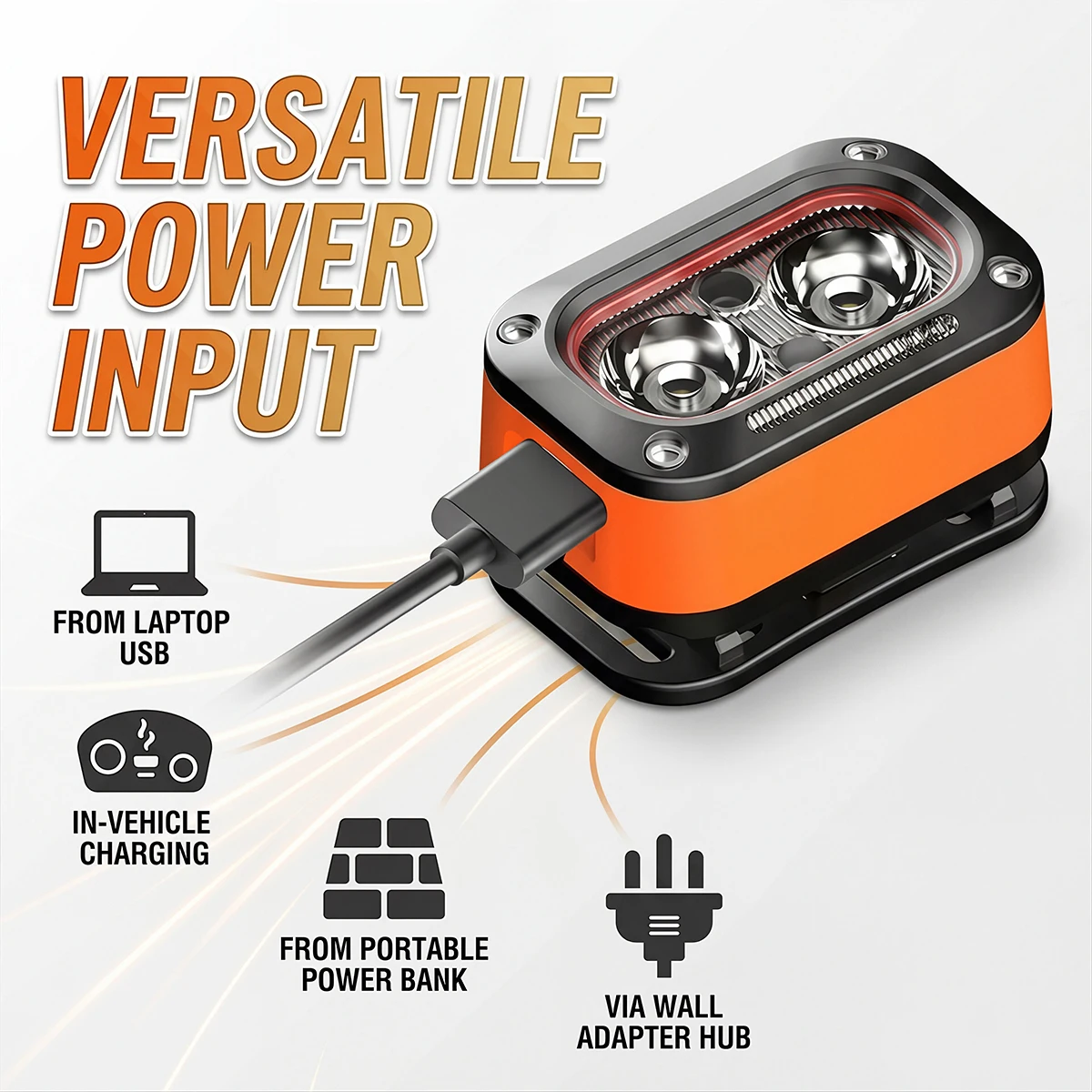 USB 충전 LED 헤드램프 5가지 모드를 갖춘 매우 밝은 헤드라이트 하이킹 캠핑 낚시를 위한 방수 미니 야외 센서 헤드램프