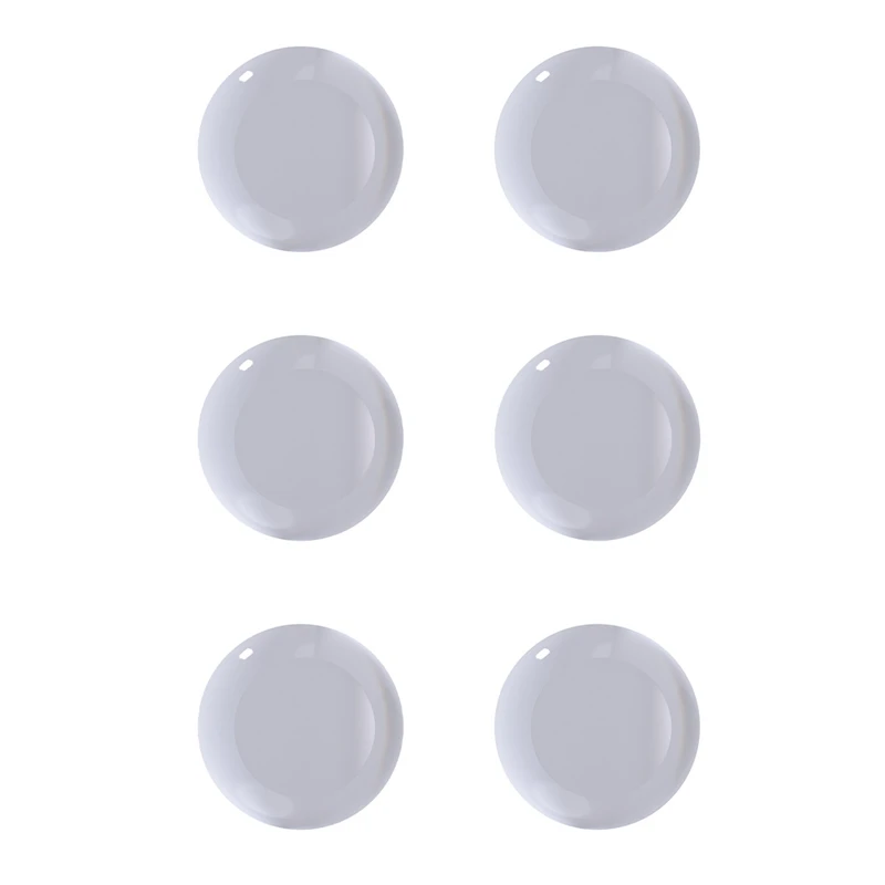 

6Pcs 2 Inch Door Stoppers Wall Protector,Clear Door Knob, Round Door Knob Wall Shield,Wall Protector For Door Handle