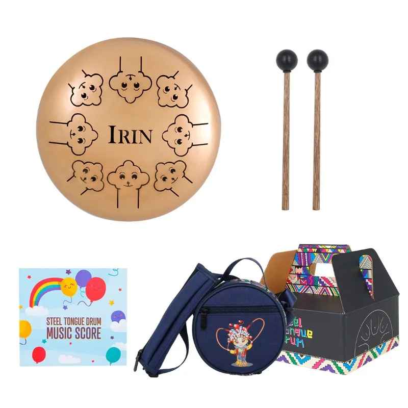 

IRIN hollow 5.5 inch hollow drum, steel tongue drum, adult and child beginner percussion, Sanskrit drum, worry free drum wholesa