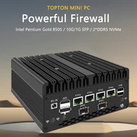 2025 Solid Firewall Appliance 12th Gen Intel Pentium Gold 8505 10G/1G SFP 4*2.5G RJ45 LAN 2DDR5 NVMe Mini PC Proxmox ESXi Server 1
