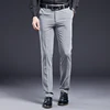 High Quality Men Suit Pants Smart Casual Office Trousers Business Pants For Men Wedding Party Dress Trousers Mens Stripe Pants 3