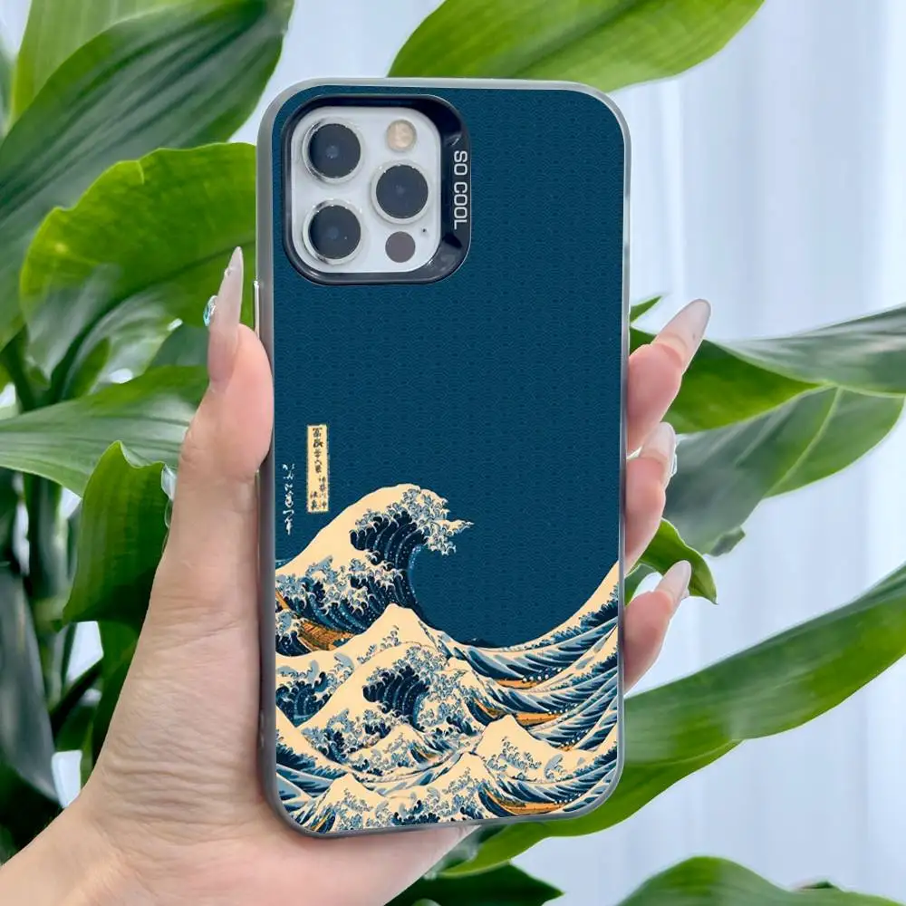 The Great Wave Kanagawa Premium Protective Phone Case with Plating Finish