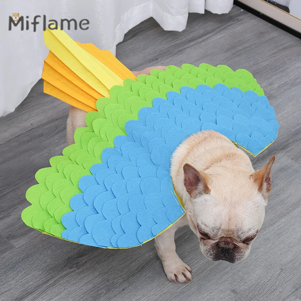 

Miflame Bird Transformation Changing Halloween Cute Dog Costume French Bulldog Dual Use Versatile Fashion Pet Dressing