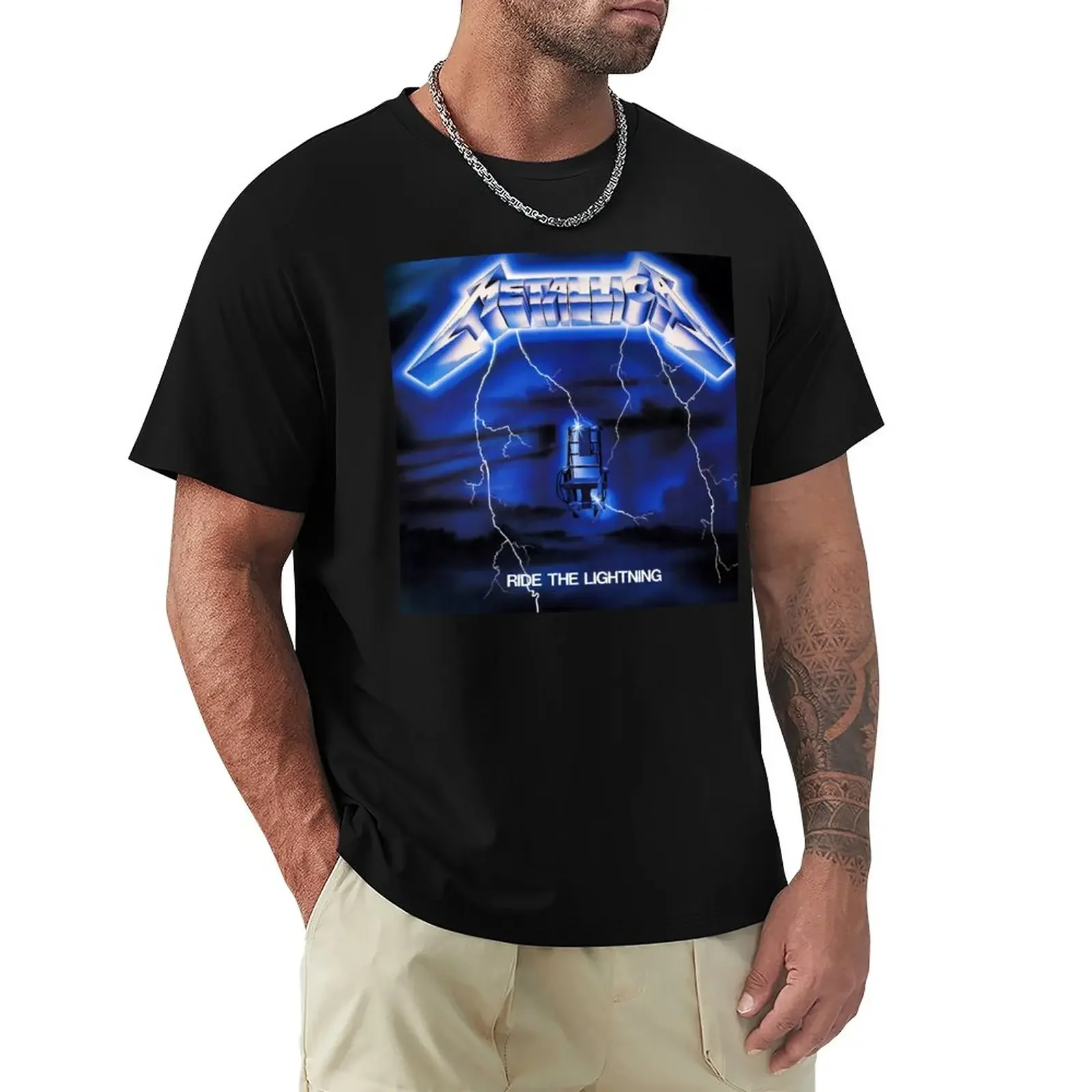 

Lightning (HD) T-Shirt Short sleeve tee aesthetic clothes mens t shirts