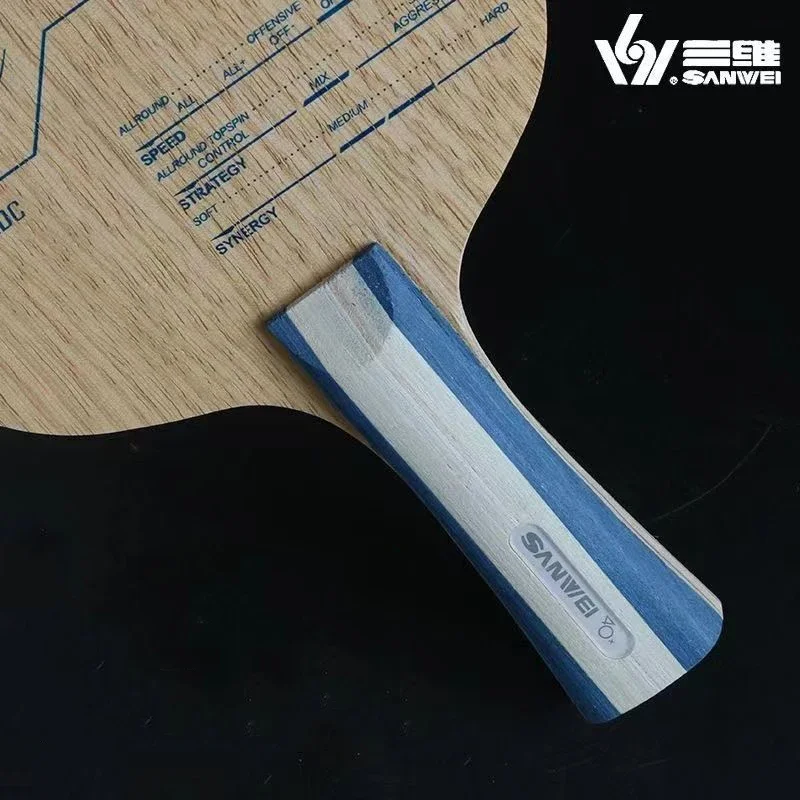 Original SANWEI CC Table Tennis Blade 5 Wood + 2 Carbon OFF++ Training without Box Ping Pong Racket Bat Paddle Tenis de Mesa