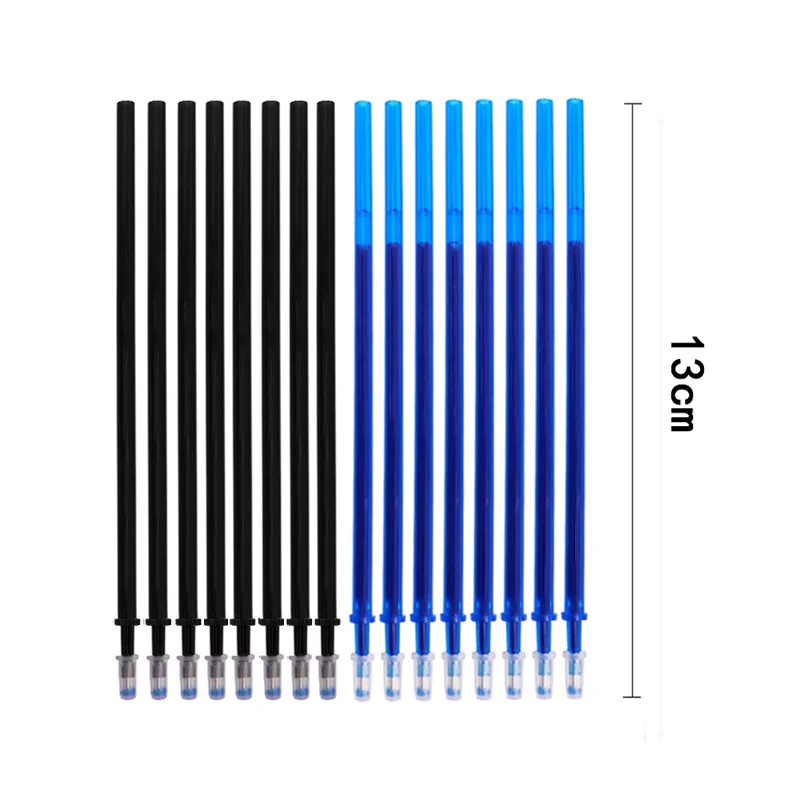 Haile 30 Pcs/set Cute Erasable Gel Pen Ballpoint Pens Rod 0.5mm Refills Blue/Black Ink Washable Handle School Writing Supplies