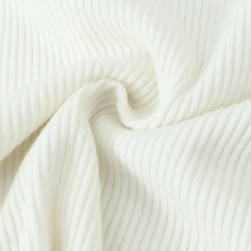 4XL Fashion Plus Size Women's T-Shirt Premium Preppy Style Ruffle Collar Knitted Texture Beige Base Top 9401