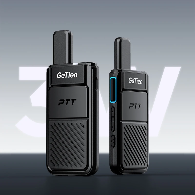 

Getien GT-921 Mini Walkie Talkie Included 2Pcs Two Way Radio With Breathing Light Double PTT Button For Restaurants Bars