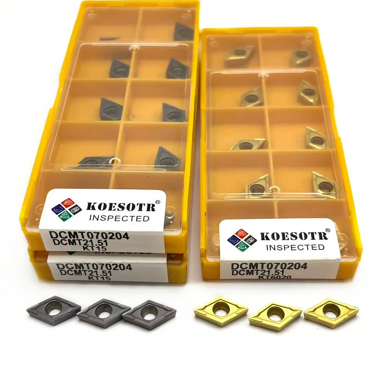 Carbide insert DCMT070204 KT15 KT6020 KT735 high precision milling