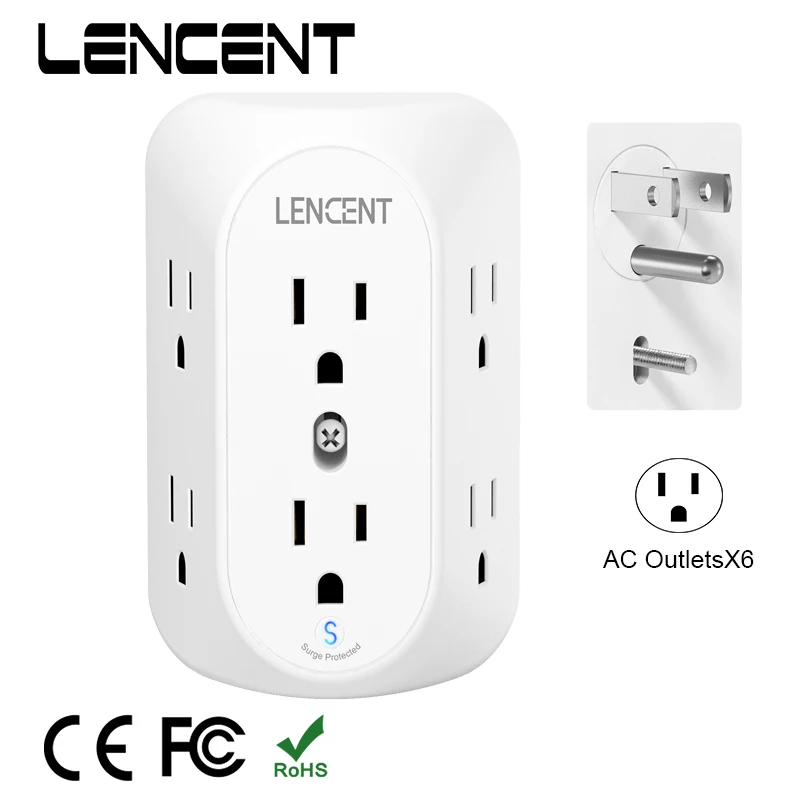 Multi Plug Outlet Extender Box Power Charging Box Expander