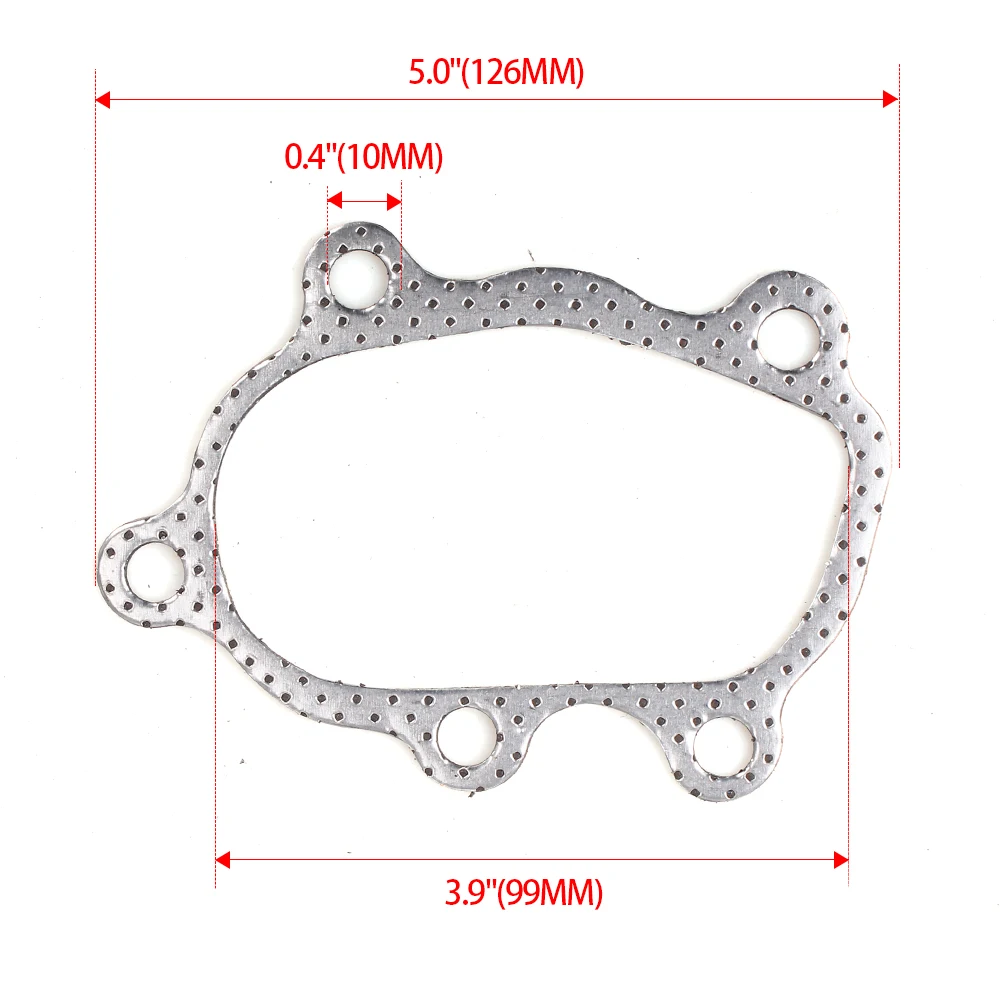 Turbocharger Turbo Down Pipe 5 Bolt to 2.5"/ 63mm V band Flange Adapter For GT25 GT28 T25 T28 RS-BOV085