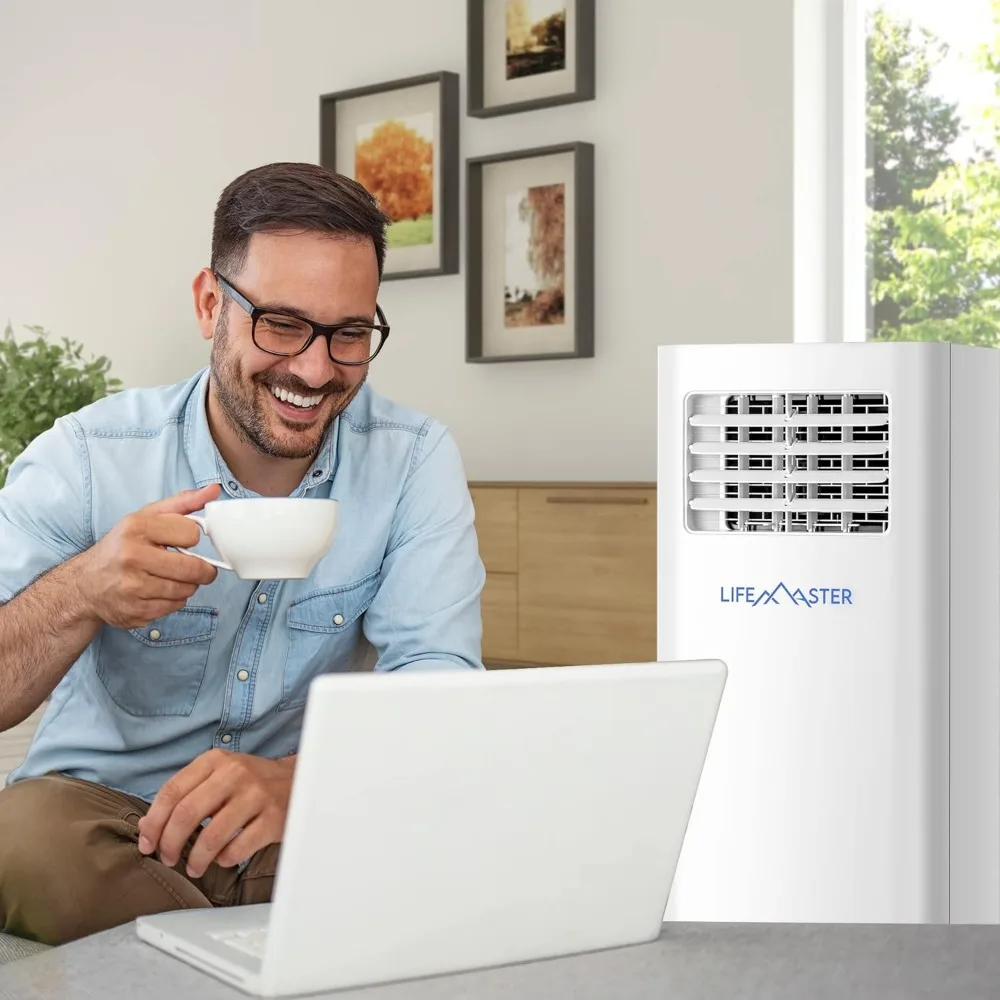 8,000 BTU Portable Air Conditioners, Room Air Conditioner with Digital Remote for Room up to 350 Sq.Ft, 3-in-1 Portable AC Unit 6