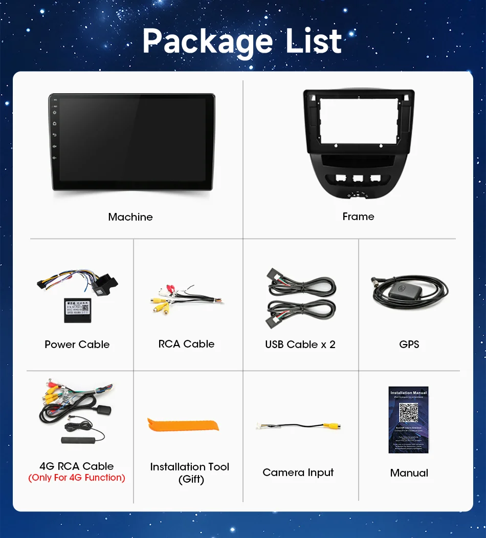Srnubi Carplay für Peugeot 107 Citroen C1 Toyota Aygo 2005 - 2014 Android Auto Intelligente Fahrzeugsysteme Stereo Radio Multimedia – Detail 2