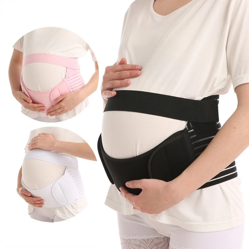 Pregnant Women's Belly Belt Breathable Adjustable Pregnant Belly Lumbar Adjustable Support Belt Postpartum Body Sculpting