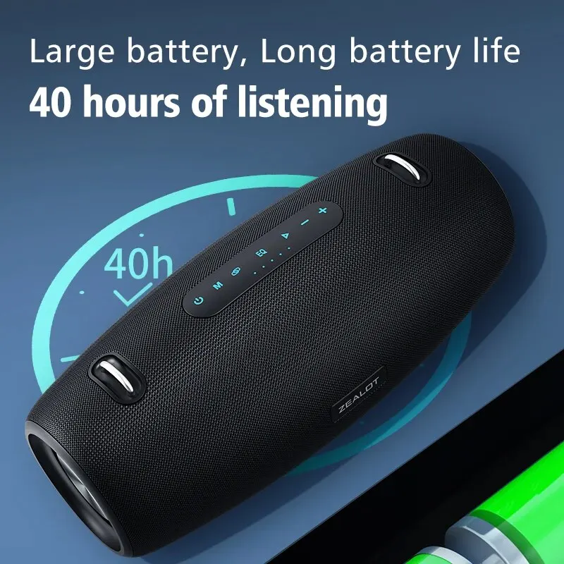 ZEALOT-S67 60 ワットポータブル Bluetooth スピーカー屋外