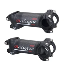 

2020 BALUGOE New aluminum + carbon fiber riser rod Stem carbon fiber Bicycle Stem carbon handle 28.6-31.8MM 6degree 17 degree