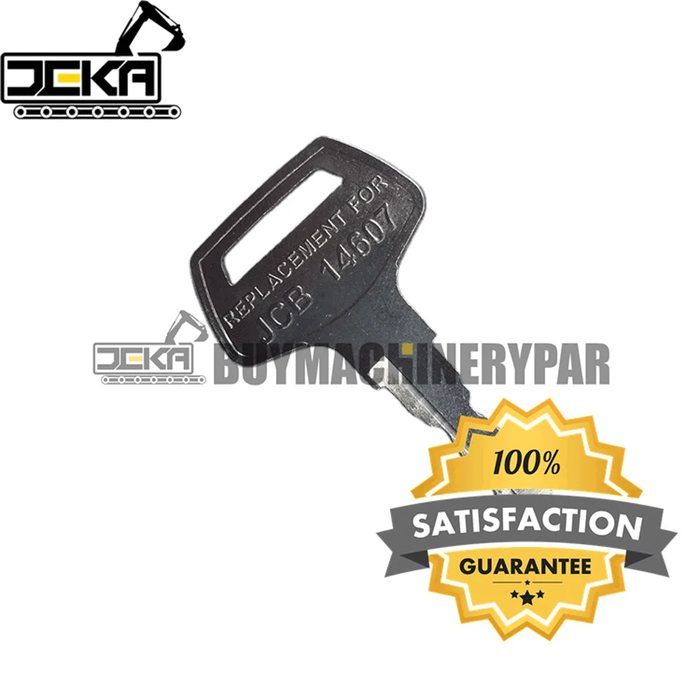 Lgnition key 14607 for Bobcat Bomag Caterpillar Dynapac Ford Gehl Hamm Hang JCB Moxy New Holland Rayco Sky Trak Terex Vibromax V