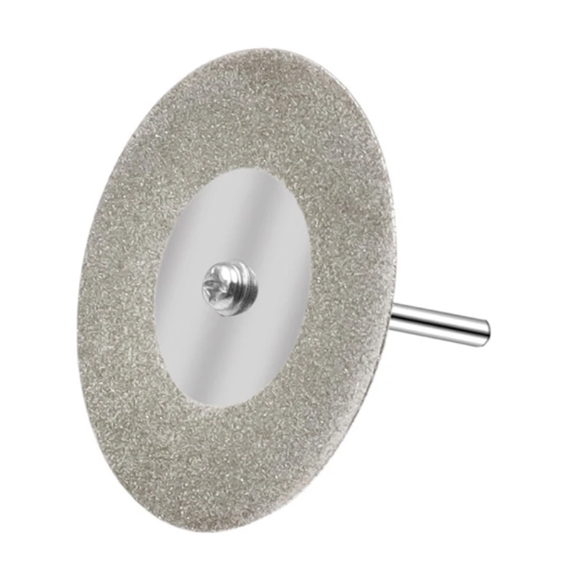 Disques de coupe en diamant et foret, Mini scie circulaire pour outil  rotatif Dremel pierre lame tige de liaison accessoires de lame 50/60mm -  AliExpress
