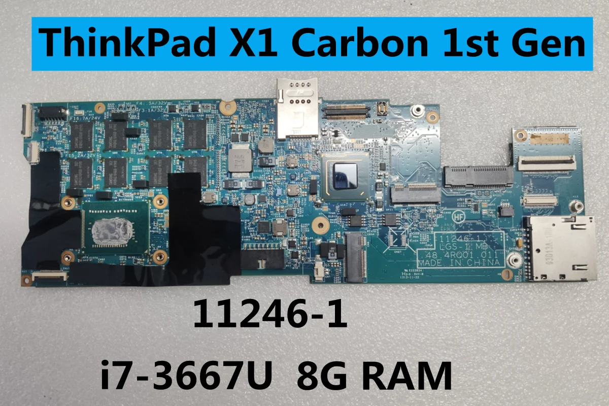 FOR Lenovo ThinkPad X1 Carbon 1st Gen Laptop Motherboard 11246-1
