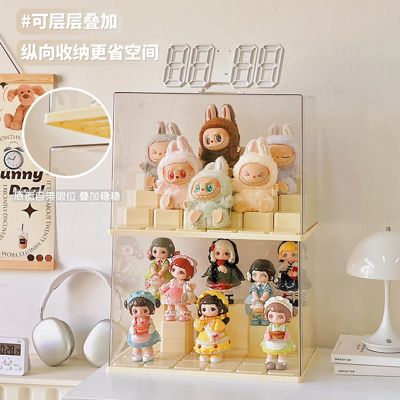 Labubu ディスプレイボックスキャビネットボックス防塵防湿ブラインド