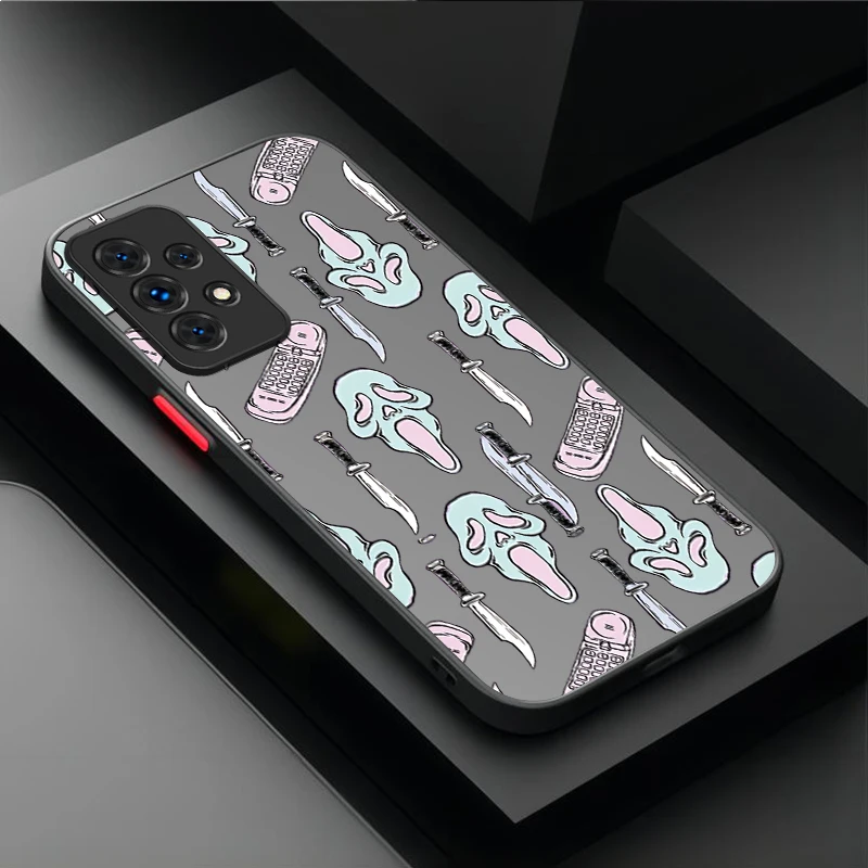 Scary Death Scream Ghost Soft Phone Case