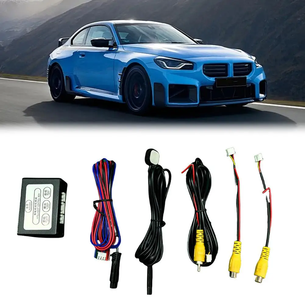 Car Reversing Camera Right-View Blind Zone System Intelligent Switching Front View Rear View Two-Way Control Box