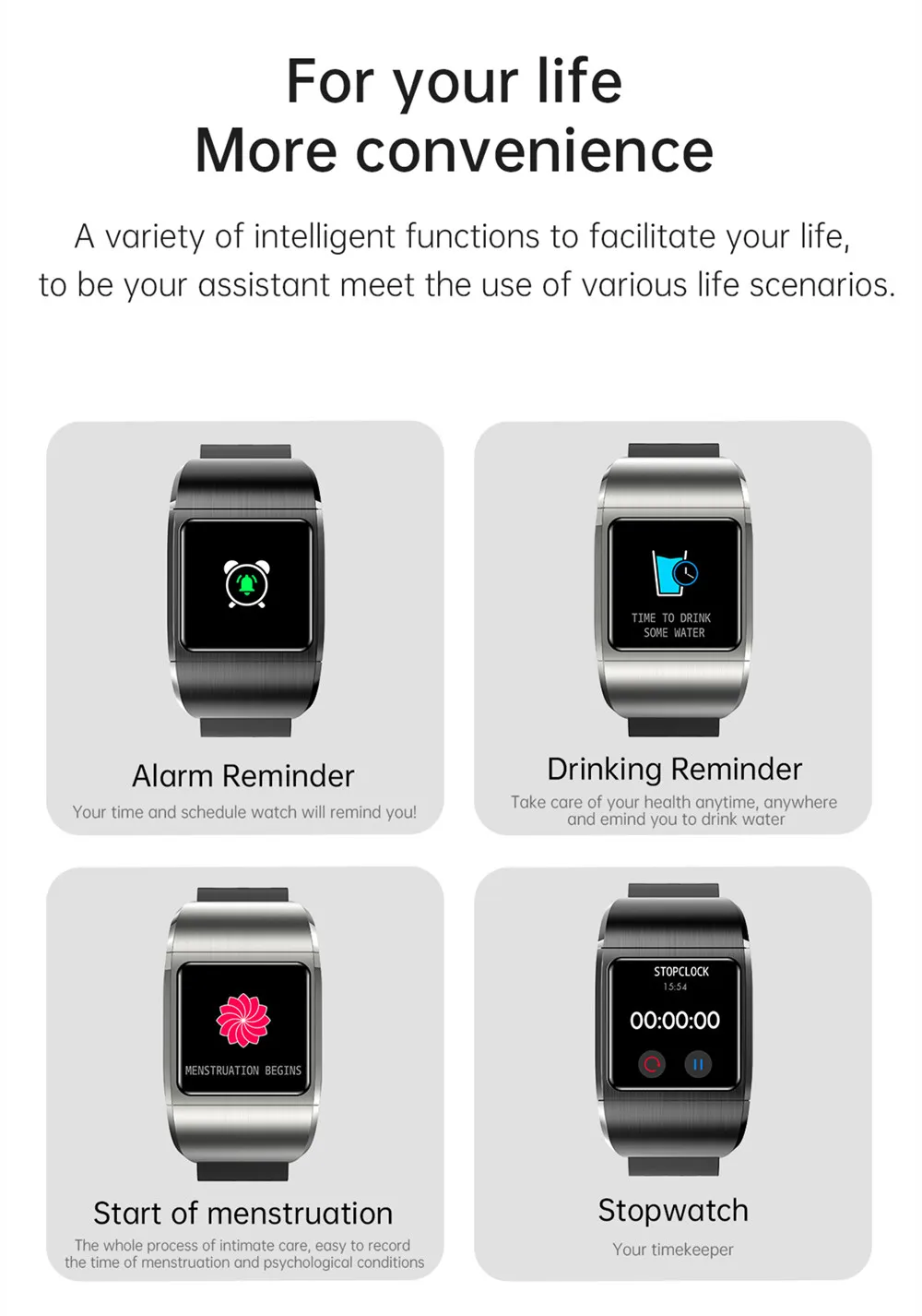 G36 New Smart Watch TWS Bluetooth Headset 2 In 1 Full Touch Screen 1.3 Inch Waterproof Sports Fitness Men Wristband Heart Rate
