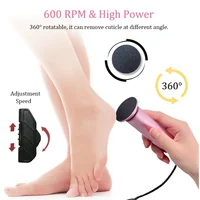 Electric Pedicure Tools Foot Care File Leg Heels Remove Dead Skin Callus Remover Feet Clean Care Machine & Replacement Sandpaper 2