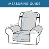 1 Seater Recliner Sofa Cover Quilted Anti-Slip Recliner Chair Mat Furniture Protector Couch Cover Pet Sofa Cushions Home Decor 2