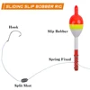 5Pcs Slip Bobbers Fishing Floats and Bobbers Wood Slip Bobbers for Crappie Fishing Spring Stick Float Bobbers for Fishing Tackle 3