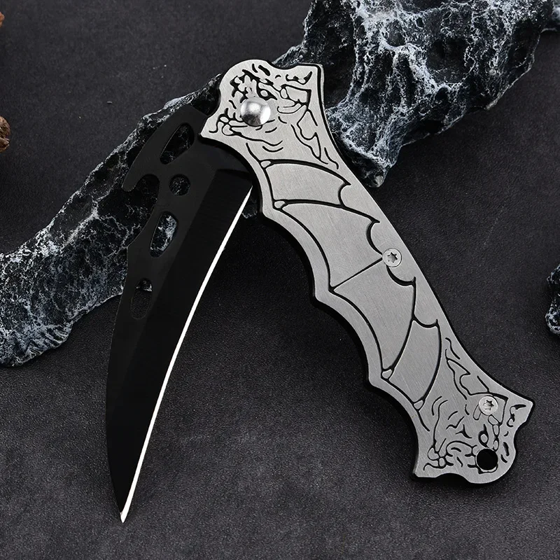 High Hardness Knife Outdoor Tactical Survival Knife STAINLESS STEEL Folding Sharp Outdoor Pocket