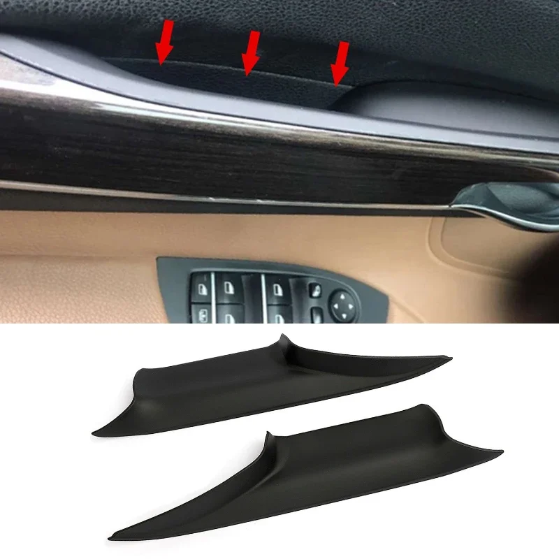 FOR 2008-2015 BMW 7 Series F01 F02 Left/Right Side Door Interior Handle Pull Carrier Cover 51429151212 51419115501 2