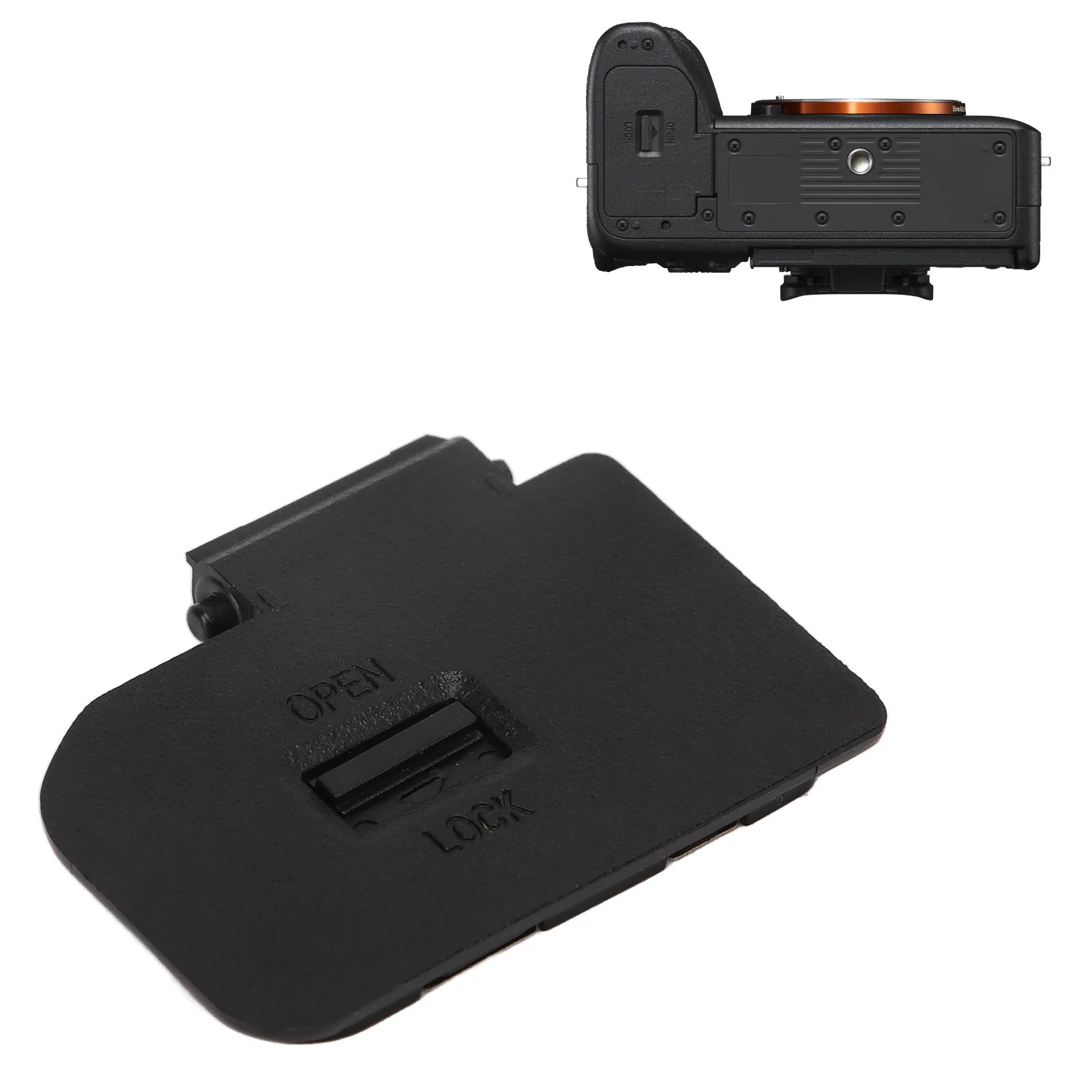 Battery Door Cover For Sony ILCE 7M4 A7R4 A7S3 FX3 A9M2 A1 Camera Replacement Repair Parts Camera Battery Cap Lid