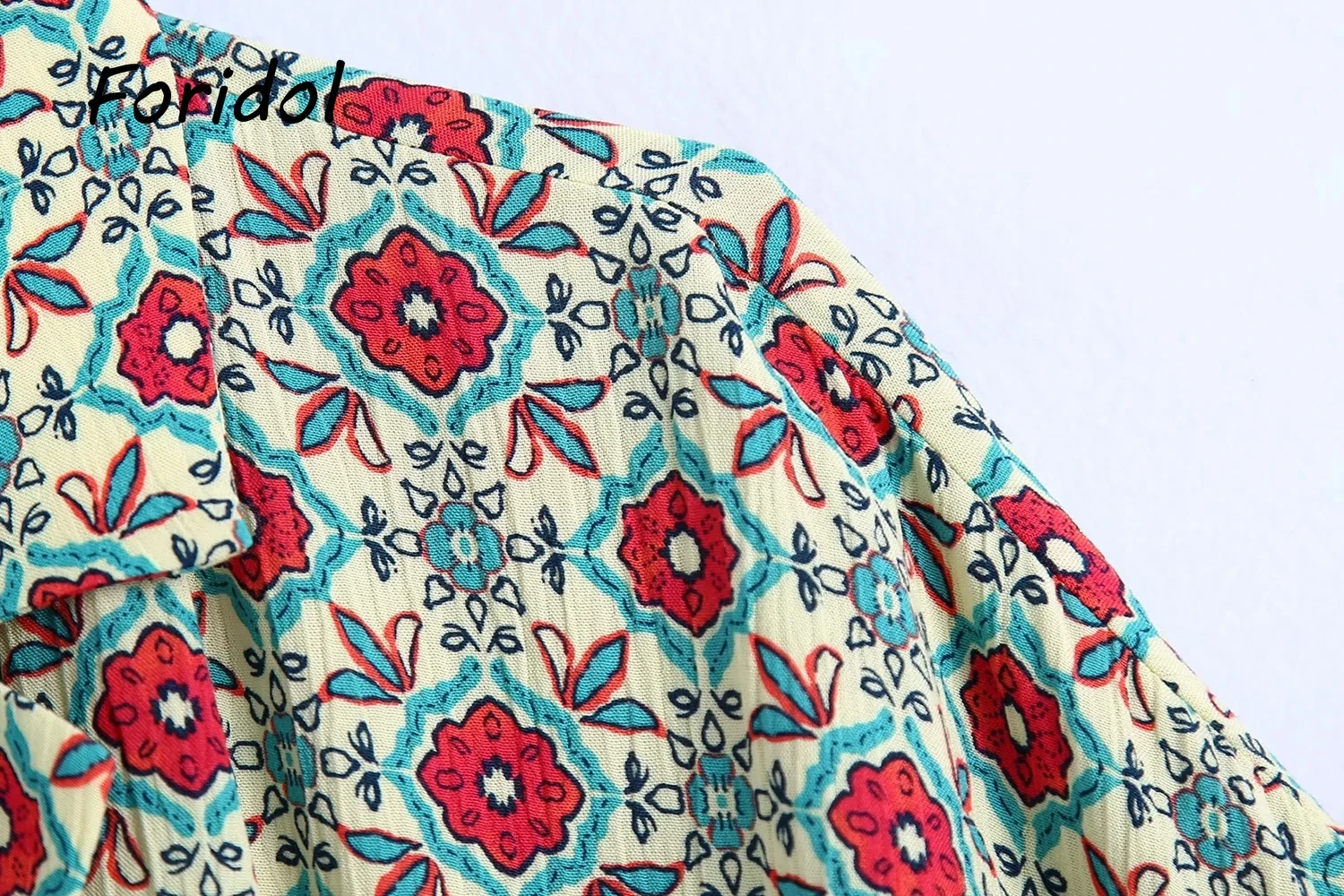 우아한 블라우스 바지 세트 두 조각 점프 슈트 긴 소매 레트로 블라우스 셔츠 여성 여성 정장 봄 여름 복장 잠옷